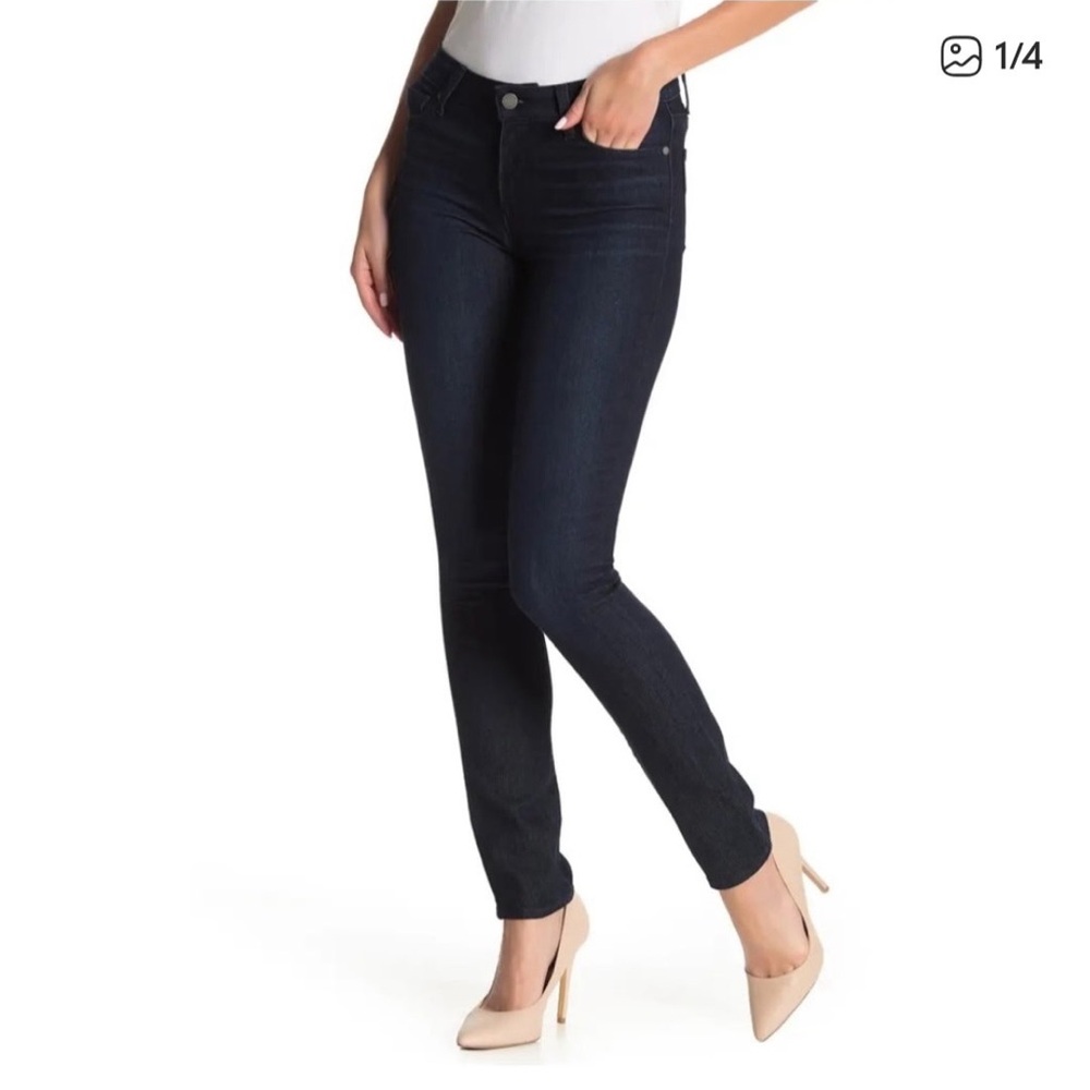 PAIGE Women's Dark‎ Indigo stretch Skinny Jeans